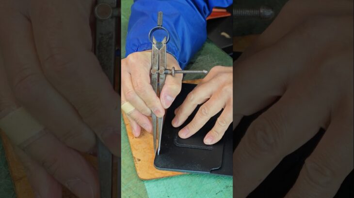 ⑧A-1ロングウォレットの製作 #レザークラフト #サムライクラフト #leathercraft #財布 #leather #handmade #diy